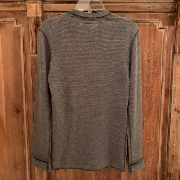 Aeropostale Mens Thermal Long Sleeve Grey Top Size XS - Picture 6 of 9
